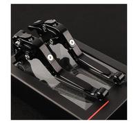 Courte De Frein d'embrayage Leviers Réglables pour CFMOTO 800NK CF 800 NK NK800 2023-2025 CNC Leviers d'embrayage De Frein Moto en Aluminium Poignée Pliante Extensible(2-Black)