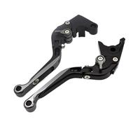 Courte De Frein d'embrayage Leviers Réglables pour Royal pour Enfield pour Himalayan 450 2023-2025 CNC Moto Réglable Pliable Extensible Poignée Levier d'embrayage Frein(G Gray)