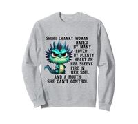 Courte Femme grincheuse détestée par Beaucoup aimées par Plenty Heart on Sweatshirt