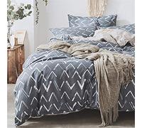 Courtepointes, Draps, Taies, Quatre Pièces De Haute Qualité 100% Coton Longues Fibres, Simple Et Souple élégant Matte, Dortoir étudiants Résistant à L'humidité (Para,1,8 m Bett)