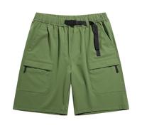 Courtes Short Décontracté Respirant pour Homme Coupe Ample Jambes Droites Parfait Randonnée Estivale Et Marche Athlétique Confortable Usage Quotidien Vêtements Bermuda Sport Ete (Green, XXL)