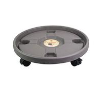 courti Support à roulettes pour pot de fleurs rond - Robuste - Support de plantes mobile avec roulettes universelles - Pour intérieur ou extérieur