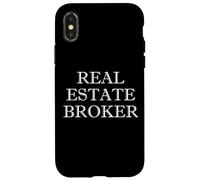 Courtier Immobilier Coque pour iPhone X/XS
