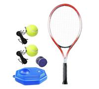Courtieyeardceastea Ensemble de balles d'entraînement de tennis avec fonction de rebond pour exercices individuels, 2 balles, 1 colle à main, 53 x 22 cm, 2 balles 1 colle à main, 53 x 22 cm