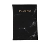 Courtieyeardceastea Étui portefeuille pour passeport de voyage Noir 20 x 14 cm, Noir 20 x 14 cm, 20x14cm, comme description