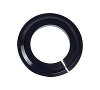 Courtieyeardceastea Kit de direction de vélo - Entretoise de base - Roulement de couronne de fourche - Noir - Base en D