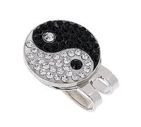 Courtieyeardceastea Marqueur de balle de golf magnétique robuste Yin Yang pour visière de casquette de golf