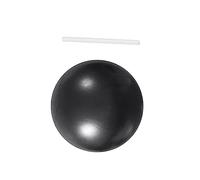 Courtieyeardceastea Petit ballon de Pilates robuste pour la maison, la gym, l'équilibre - Noir - 20-25 cm