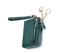 Courtieyeardceastea Porte-monnaie court en cuir synthétique pour pièces de monnaie, cartes de débit, sac de transport pour les vacances, noir, vert/noir, Fidèle à la description, comme description
