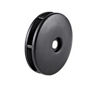 Courtieyeardceastea Rouleau de corde de fitness, résistant à l'usure, universel, noir, boîtier de 13,5 cm, coque de 13,5 cm