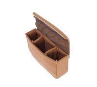 Courtieyeardceastea Sac pour appareil photo avec séparateur amovible, sac rembourré portable pour sac à dos d'extérieur, kaki, 33.5cmx8cmx21.5cm, comme description