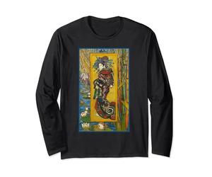 Courtisane Van Gogh Art Japonais Peinture Impressionniste Manche Longue