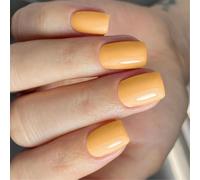 Courts Faux Ongles 24pcs Glossy Press Sur Les Couvertures Complètes En Acrylique Stick On Pour Les Fêtes De Mariage Et La Décoration Quotidienne De L'art À L'ongle