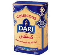 Couscous Moyen - Grain de Semoule de Qualité Supérieure pour Tajines et Salades - 500g