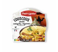 Couscous Poulet Merguez et Légumes Paul & Louise - 1 plat préparé