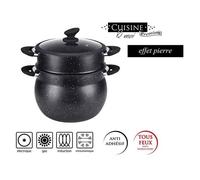 Couscoussier 10 Litres Revêtement Anti-Adhérent