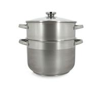 Menastyl – Couscoussier 4615450 – Acier inoxydable 10 L – Tous feux dont induction