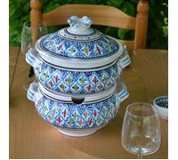 Couscoussier Bakir turquoise - Grand modèle