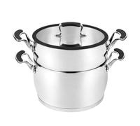 Couscoussier/Cuit-Vapeur 22cm 4 litres Inox - TeCuisine