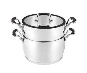 Couscoussier/Cuit-Vapeur 22cm 4 litres Inox - TeCuisine
