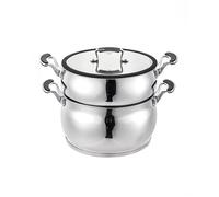 Couscoussier en inox 18/8 - 24 - argenté - Signature