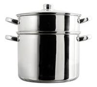 COUSCOUSSIER METAL AVEC COUVERCLE INDUCTION 8L