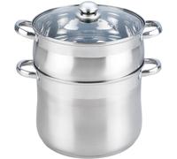 Couscoussier ESSENTIELB Vapeur Inox diam 26 cm + couvercle verre