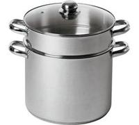 Couscoussier inox 9 litres diamètre 24cm tous feux baumalu 342639 G