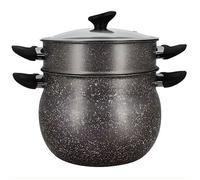 Couscoussier - MENASTYL - 6020033 - En aluminium effet marbre - 9 litres - Tous feux dont induction