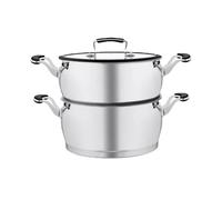 Couscoussier - ROYAL SWISS - Inox - 6 et 12 litres - Revêtement intérieur pierre - Tous feux