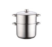Couscoussier - ROYALTY LINE - 12 L - Acier inoxydable - Panier vapeur et couvercle inox - Grande capacité