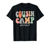 Cousin Camp 2025 Camper Camping Camper Campfire Vacances d'été T-Shirt