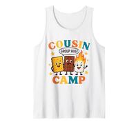 Cousin Camp, câlin de Groupe, Voyage de Camping pour réunion de Famille Débardeur
