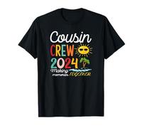 Cousin Crew 2024 Vacances d'été Plage Voyages en famille assortis T-Shirt