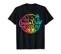 Cousin Crew 2025 Vacances d'été Plage Voyage en Famille Assorti T-Shirt