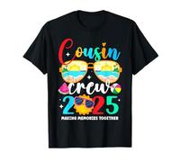 Cousin Crew 2025 Vacances d'été Plage Voyages en famille assortis T-Shirt