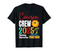 Cousin Crew 2025 Vacances d'été Plage Voyages en famille assortis T-Shirt