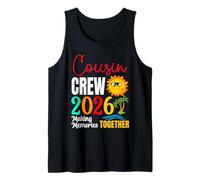 Cousin Crew 2026 Vacances d'été Plage Voyages en Famille Assortis Débardeur