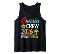 Cousin Crew 2026 Vacances d'été Plage Voyages en Famille Assortis Débardeur