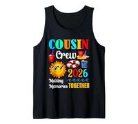 Cousin Crew 2026 Vacances d'été Plage Voyages en Famille Assortis Débardeur