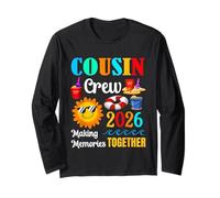 Cousin Crew 2026 Vacances d'été Plage Voyages en Famille Assortis Manche Longue