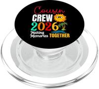 Cousin Crew 2026 Vacances d'été Plage Voyages en Famille Assortis PopSockets PopGrip pour MagSafe
