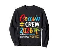 Cousin Crew 2026 Vacances d'été Plage Voyages en Famille Assortis Sweatshirt