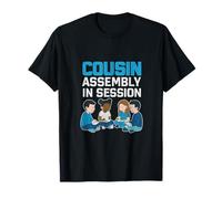Cousin Crew Assembly in Session Family Circle Design T-Shirt
