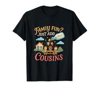 Cousin Crew Family Fun, Ajoutez Simplement Le Graphique de Cousins T-Shirt