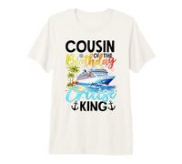 Cousin de Birthday Cruise King T-Shirt Haut de Gamme