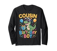 Cousin de la fête d'anniversaire Costume de Dinosaure Squad Cousin Manche Longue