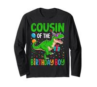 Cousin de la fête d'anniversaire Costume de Dinosaure Squad Cousin Manche Longue