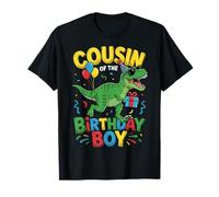 Cousin de la fête d'anniversaire Costume de Dinosaure Squad Cousin T-Shirt