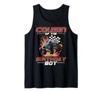 Cousin de la fête d'anniversaire Monster Truck Cousin Débardeur